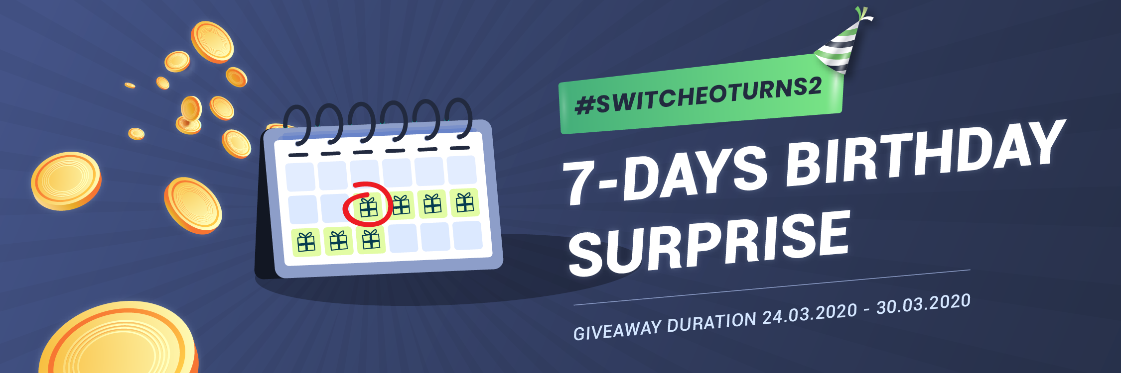 Switcheo's 7-days Birthday Surprise
