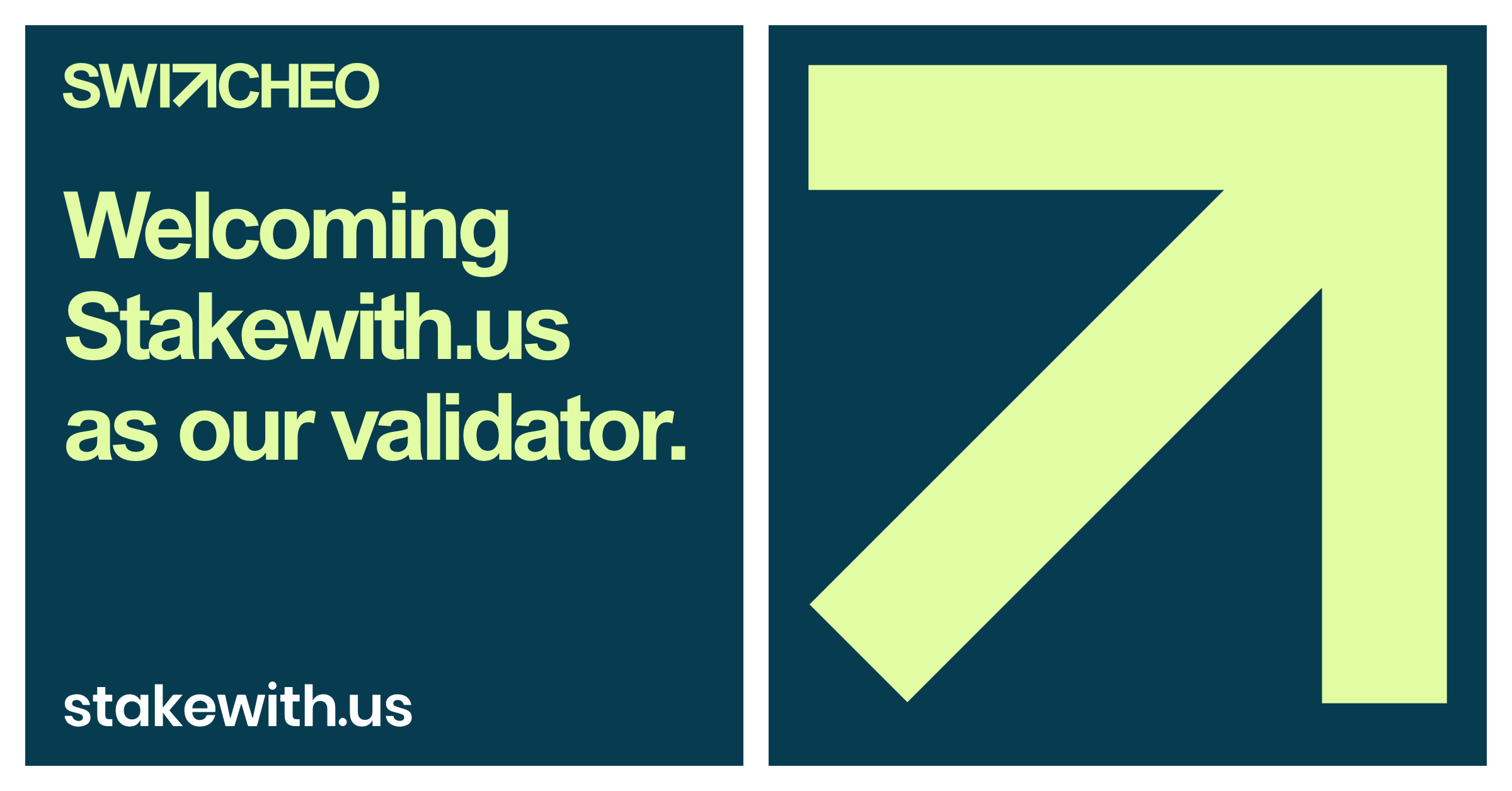 Stakewith.us Supports Switcheo TradeHub as a Validator