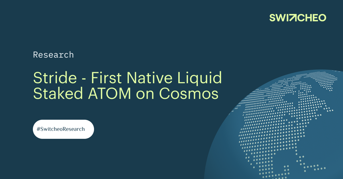 Stride - First Native Liquid Staked ATOM on Cosmos