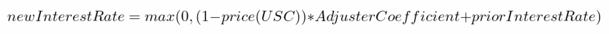 Carbon Stablecoin USC: Algorithmic Interest Rate for Improved Peg Stability