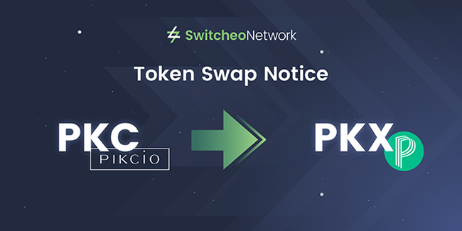 [IMPORTANT] Pikcio (PKC → PKX) Token Swap Notice