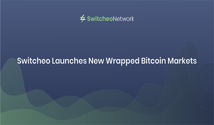 Switcheo Launches New Wrapped Bitcoin Markets