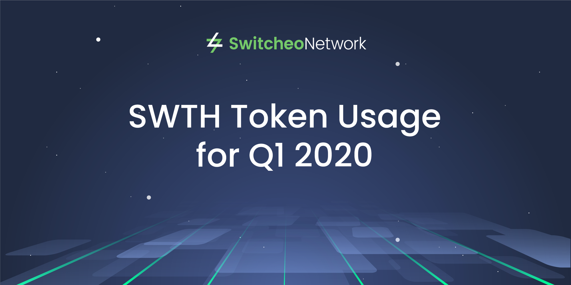 SWTH Token Usage for Q1 2020