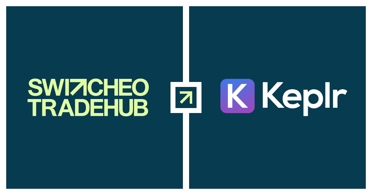 Switcheo TradeHub Integrates with Keplr Wallet - The Interchain Wallet for Cosmos