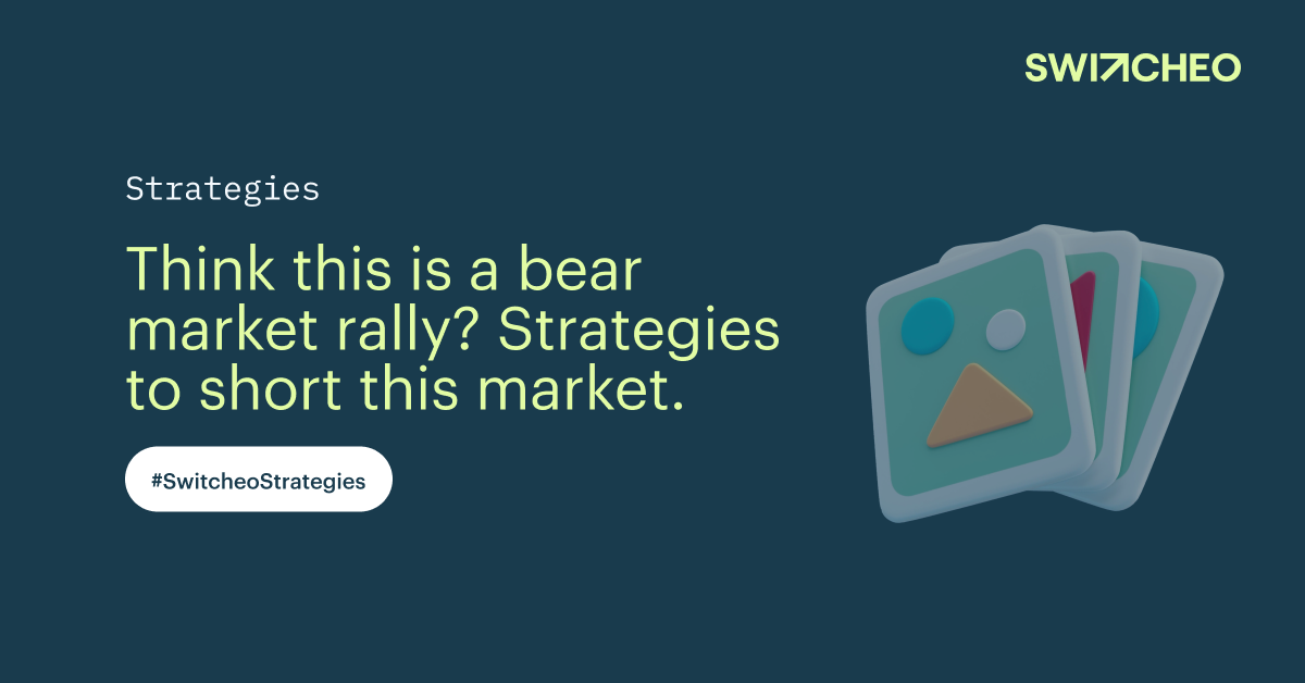 Think this is a bear market rally? Strategies to short this market.
