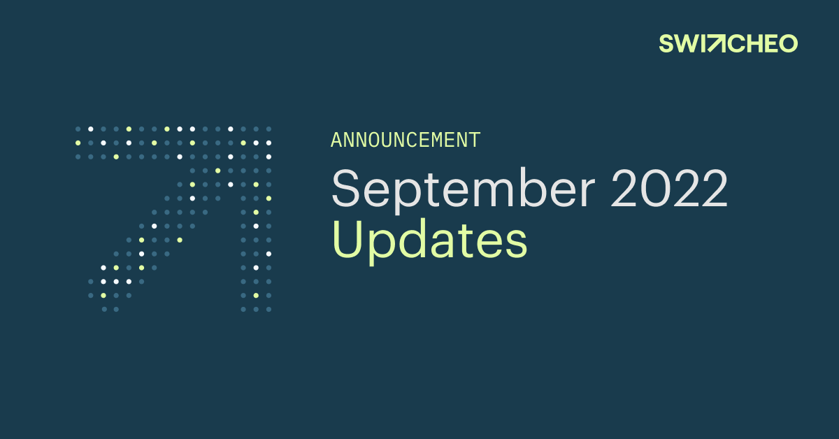 September 2022 Updates