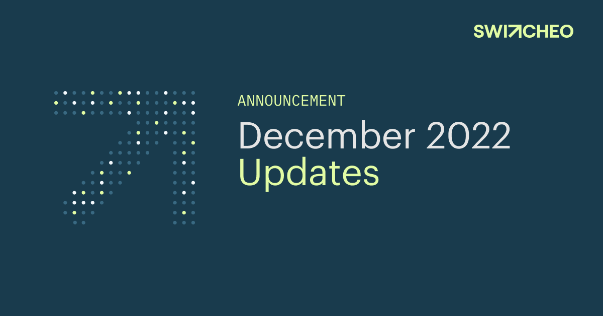 December 2022 Updates