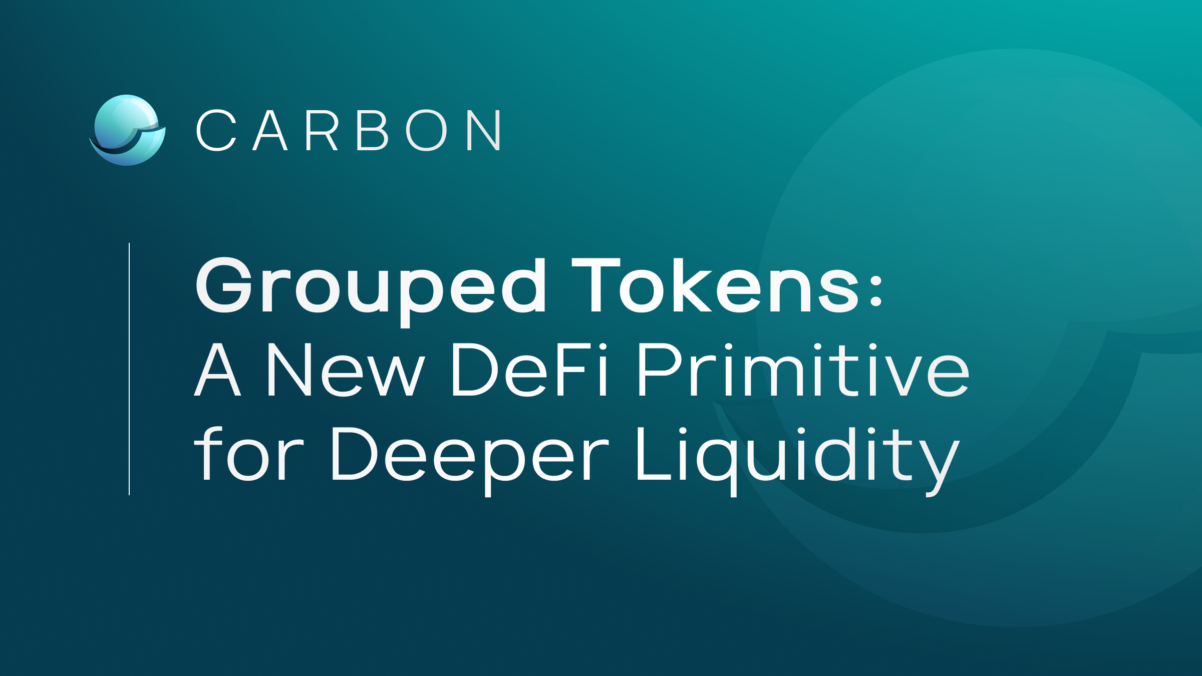 Grouped Tokens: A New DeFi Primitive for Deeper Liquidity