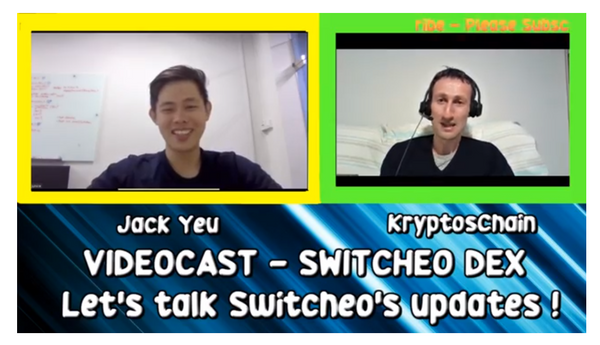 (Interview) Switcheo DEX Videocast with Jack Yeu!