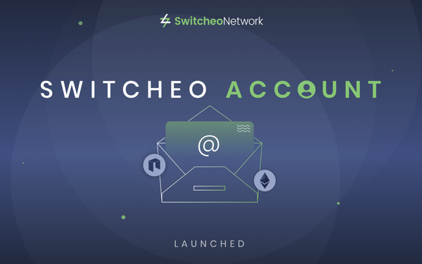 Switcheo Account Official Release