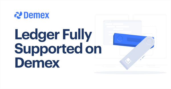 Ledger Is Now Fully Supported on Demex