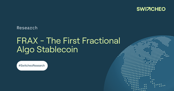 FRAX - The First Fractional Algo Stablecoin