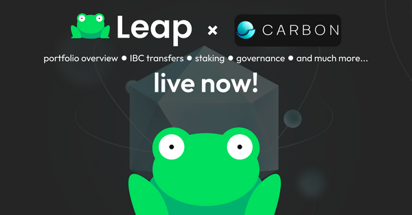Leap Wallet: The Next Generation of Crypto Wallet for the Carbon Ecosystem